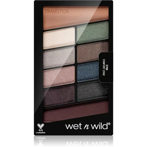 Wet N Wild Color Icon 10 Pan paletka senčil za oči 8,5 g odtenek Comfort Zone