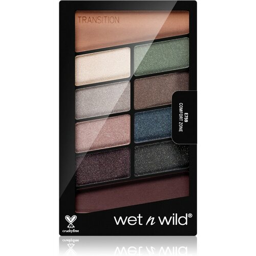 Wet N Wild coloricon Paleta senki za oči, 10 boja, E759 Comfort zone, 8.5 g Slike