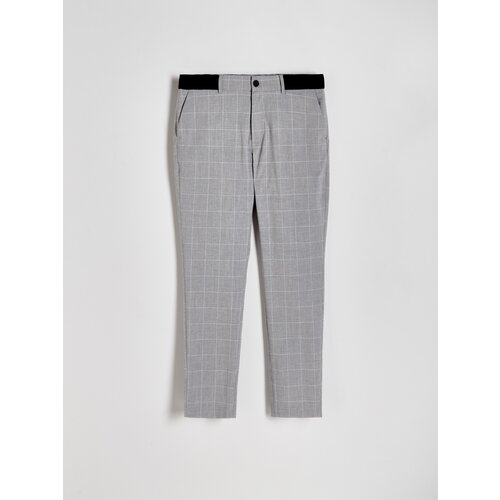 Reserved - Slim hlače - light grey Cene