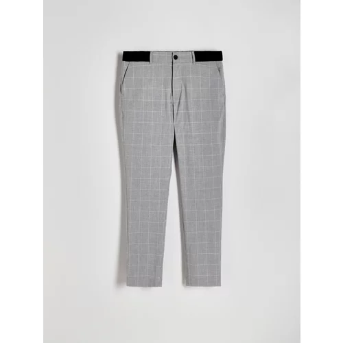 Reserved - Slim hlače - light grey