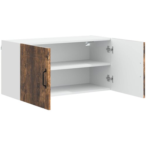  Ormar za Zid Lucca Dimljeni hrast 80 x 31 x 40 cm Slike