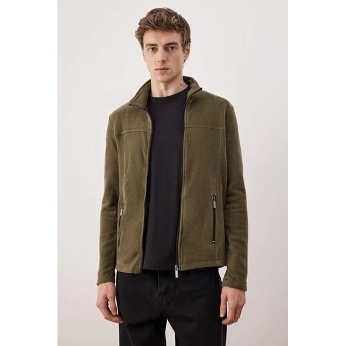 Trendyol mu&amp;scaron;ki dukserica Tmnaw26Sw00063, Khaki-Khaki Slike