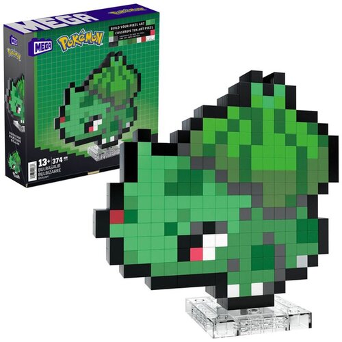 Mattel MEGA Pok&eacute;mon Bulbasaur 15cm Pixel Art RETRO 374ele ZA6177 Cijene