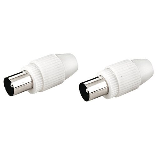 Optimus modularni antenski konektori (2 kom.) (7mm koaksijalni muški na muški, bijeli) Cene