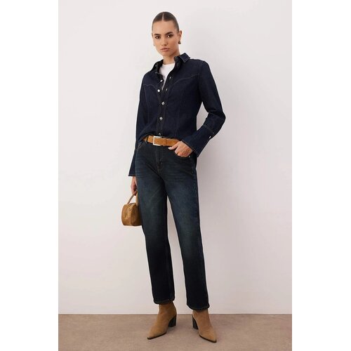 TRENDYOLMILLA ženske pantalone model Twoaw26Je00182, tamnoplava Cene