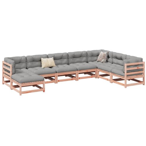  8-dijelni set vrtnih sofa od masivnog drva duglazije Cene