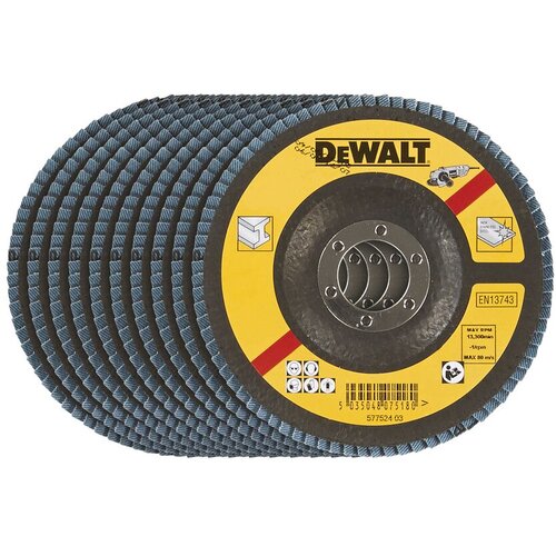Dewalt PLOŠČ. BRUS. Z LISTIČI 115MM GR.60, IZBOČ. 1KOS, (20374195) Cene