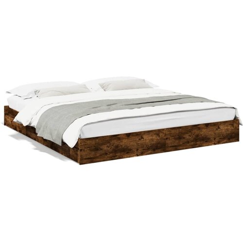 vidaXL Okvir kreveta s ladicama boja hrasta 200x200 cm Cene