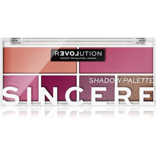 Revolution Colour Play Shadow Palette paleta senčil za oči 5,2 g odtenek Sincere Slike