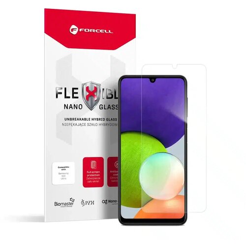 Forcell Flexible Nano Glass - hibridno staklo za Samsung Galaxy A22 5G Slike