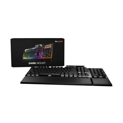 BE QUIET DARK MOUNT Silent Tactile Gaming Keyboard, be quiet! Silent Tactile Mechanical Switches, 8 Customizable Display Keys, Hot-swappable Numpad Cene