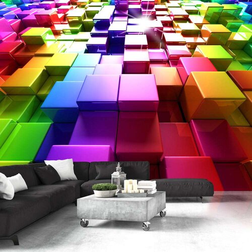  Tapeta - Colored Cubes 400x280 Slike