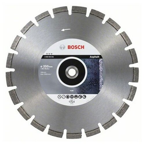 Bosch dijamantska rezna ploča Best for Asphalt 350 x 20/25, 40 x 3, 2 x 12 mm, 2608603641 Slike