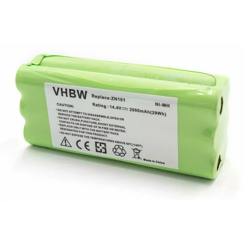 VHBW baterija za ecovacs dibea ZN101 / dirt devil libero, 2000 mah
