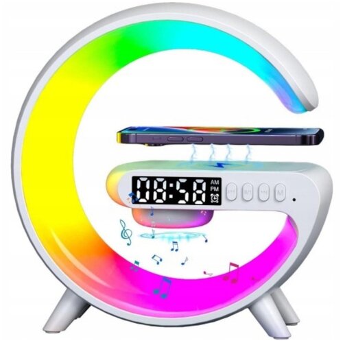  3v1 aku LED RGB svetilka bluetooth zvočnik budilka in polnilec USB Cene