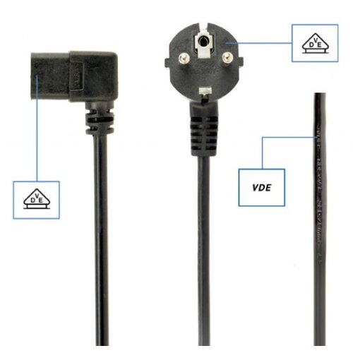 Gembird PC-186A-VDE kabl 1.8m 90 degree Cene