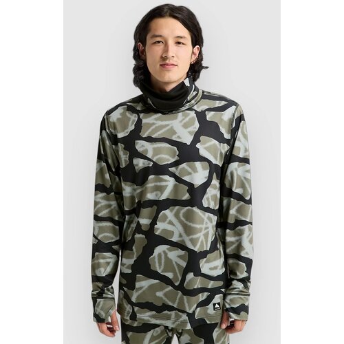 Burton Midweight Long Neck Crew Funkcijska majica graffiti camo Cene