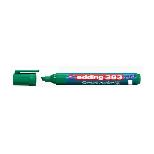  Flipchart marker 383 1-5mm, kosi vrh Edding zelena 09M383F Slike
