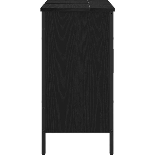 Kabinet za Lavabo - Umivaonik u kupaonici Crni hrast 60x30x60 cm Konstruirano drvo Slike