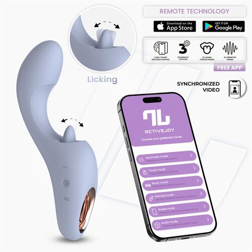 INTOYOU App Series Licky Licking Tongue Vibrator with App Cene