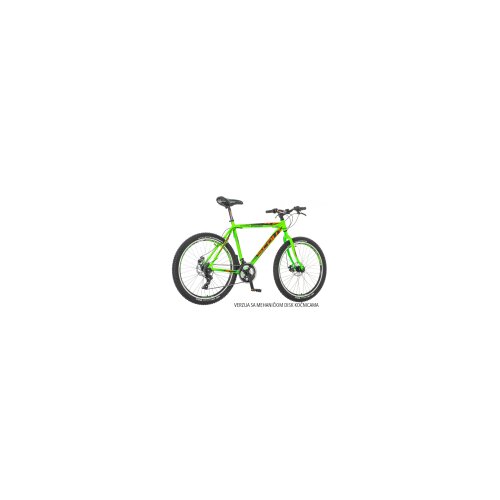 Visitor bicikl scout explosion disc mtb 26 21 brzina zeleno-crno-naradžasta EXP263D2 Slike