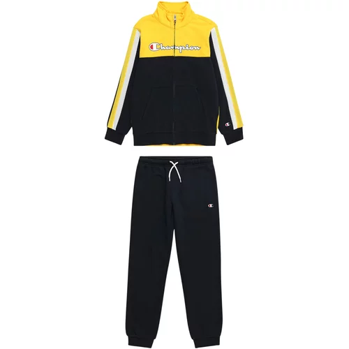 Champion Authentic Athletic Apparel Jogging komplet mornarsko plava / žuta / crvena / bijela