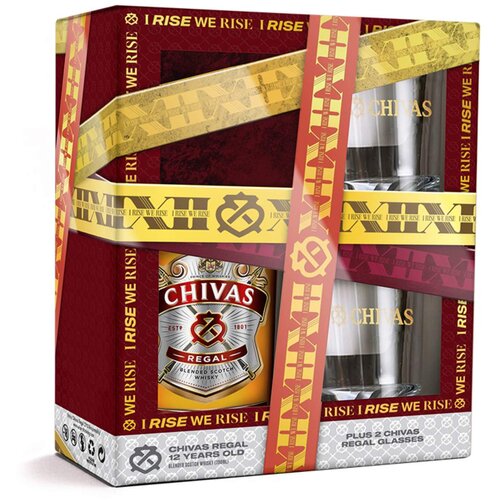 Chivas Viski Regal 12 y.o 0,7l + 2ča&amp;scaron;e Slike
