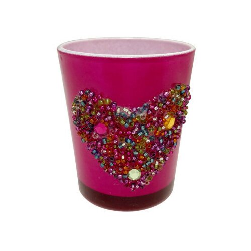  Svećnjak čaša sa perlicama ( 21364_3 ) Cene