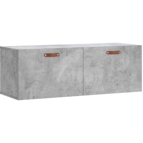 Maison Chic Stenska omarica - Zidna omarica betonsko siva 100x36,5x35 cm inženirski les iu818, (22063291) Cene
