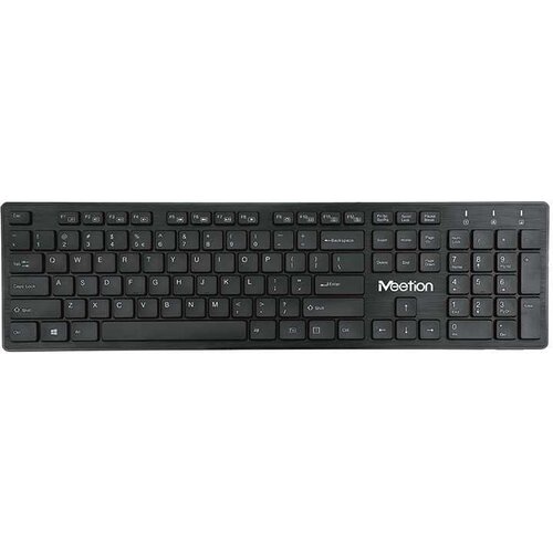 MeeTion WK841 bežična 2.4GHZ silent tastatura, crna Cene
