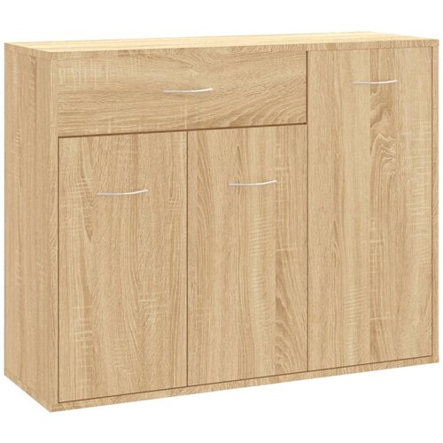 Maison Chic Komoda - Predalnik sonoma hrast 88x30x70 cm iverna plo&amp;scaron;ča, (21718009) Slike