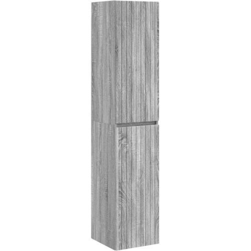 vidaXL Omejen kabineta za kopalnico Siva Sonoma 33 x 34,5 x 160 cm, (5000245721) Cene