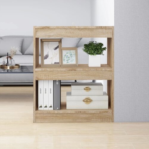 vidaXL knjižna omara/pregrada sonoma hrast 60x30x72 cm Cene
