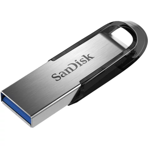 Sandisk USB DISK 16GB ULTRA FLAIR, 3.0, srebrn, kovinski, brez pokrovčka SDCZ73-016G-G46