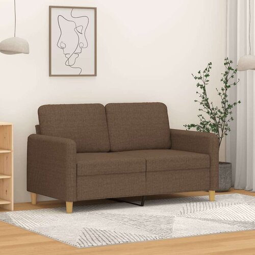  Dvosjed od tkanine smeđi 120 cm Cijene