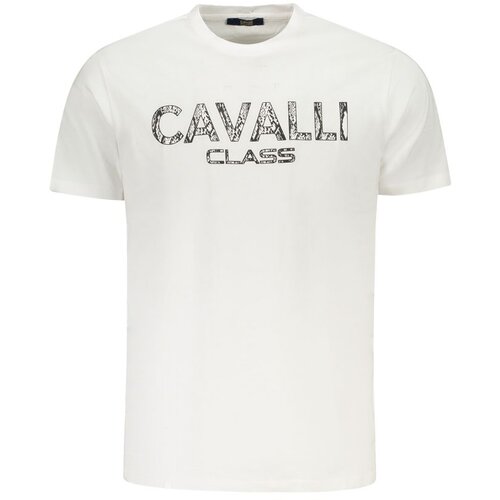 Cavalli Class Mu&amp;scaron;ka Majica Kratkih Rukava Bijela Slike
