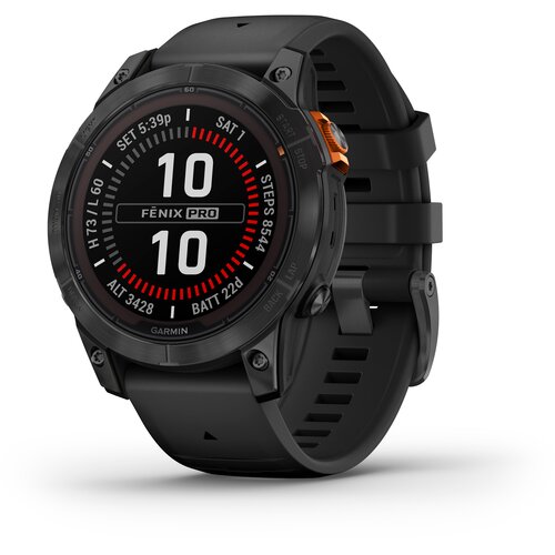Garmin Fenix 7 Pro Solar boje, GPS sat crno/sjedinosive 010-02777-01 pametni multisport 47mm silikonska narukvica, Cijene