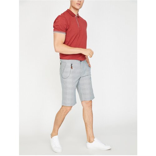 Koton Shorts - Blue - Normal Waist Slike