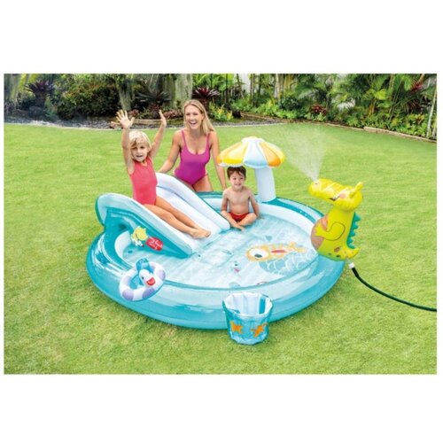 Intex vodena igraonica gator play center 57165 bazen za decu Slike