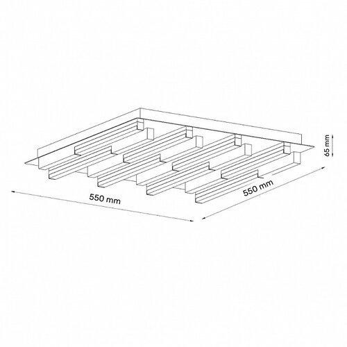 Bb Link LED PLAFONJERA 36W CCT SOLEA 33 CRNA DRVO Cene