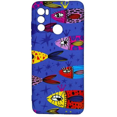  Maska za telefon SVETLECE za Motorola G60 DZ9/2, Teget Cene
