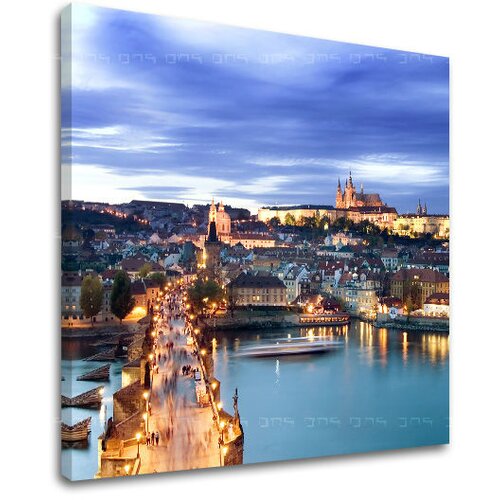  Slike na platnu MESTA - PRAGA CZ006E12 (moderne slike na) Slike