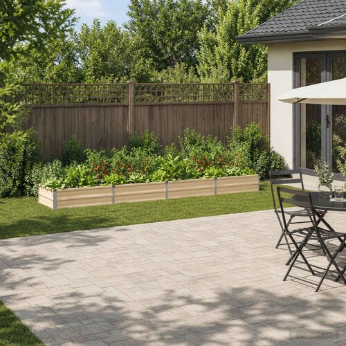  Povi&scaron;eni vrtni krevet Slonovača 320 x 80 x 24 cm Cijene