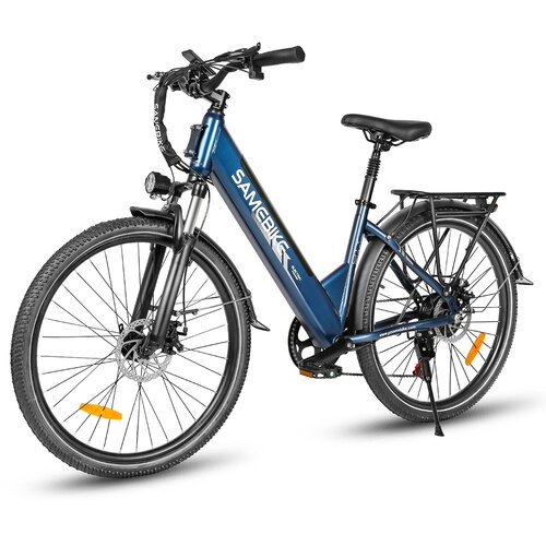 Samebike Mestno električno kolo RS-A01 Pro-T, 500 W 36 V 15 Ah, modro, (21960257) Cene