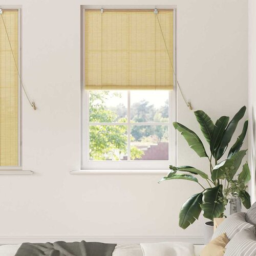 vidaXL Zavese in rolete z zavesami Naravna 80 x 160 cm Bambus Cene