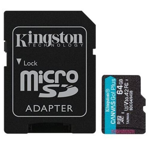 Kingston MEM SD MICRO 64GB Canvas Go! Plus + ADP SDCG464GB Cene