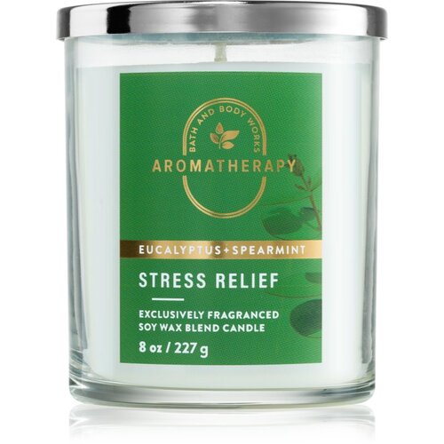 Bath & Body Works Stress Relief Eukalyptus Spearmint dišeča sveča 227 g Cene