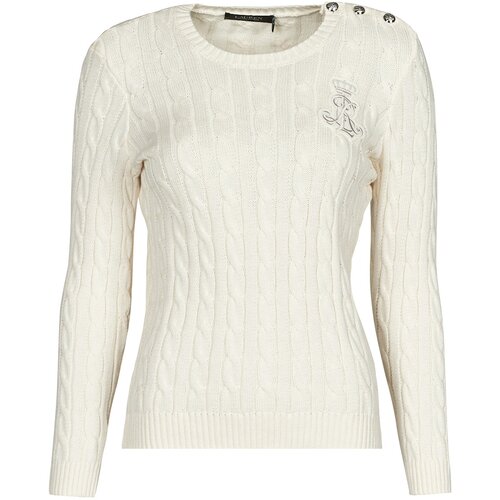 Polo Ralph Lauren MONTIVA-LONG SLEEVE-PULLOVER Bež Slike