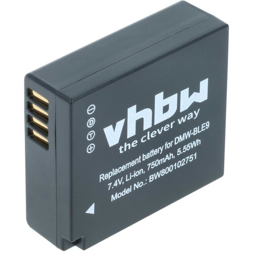 VHBW Baterija DMW-BLG10 / DMW-BLE9 za Panasonic Lumix DMC-GF3 / DMC-GF6 / DMC-TZ81, 750 mAh Cene