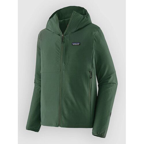Patagonia R1 Techface Pulover s kapuco canopy green Cene